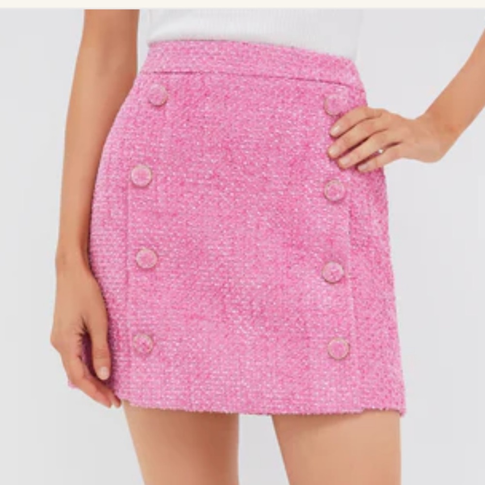 Tuckernuck Hyacinth House Andi Pink Mini Skirt NWT